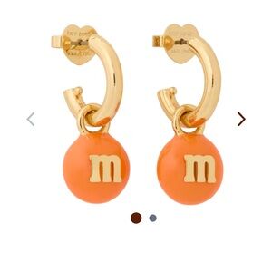 Kate Spade Orange M&M Earrings
